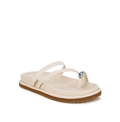 London Rag Womens Flipper Faux Leather Strappy Slip Ons