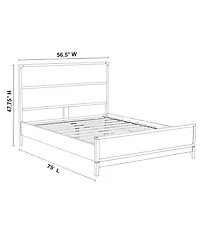 Sunset Living Furniture Contempo Full-Size Bed, Clay