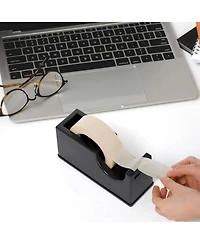 Danrong 3 Pack Desktop Tape Dispenser Weighted Non Skid Base For Office Home School
