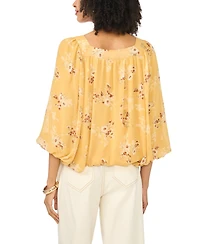 Vince Camuto Women's Square Neck Bubble Blouse