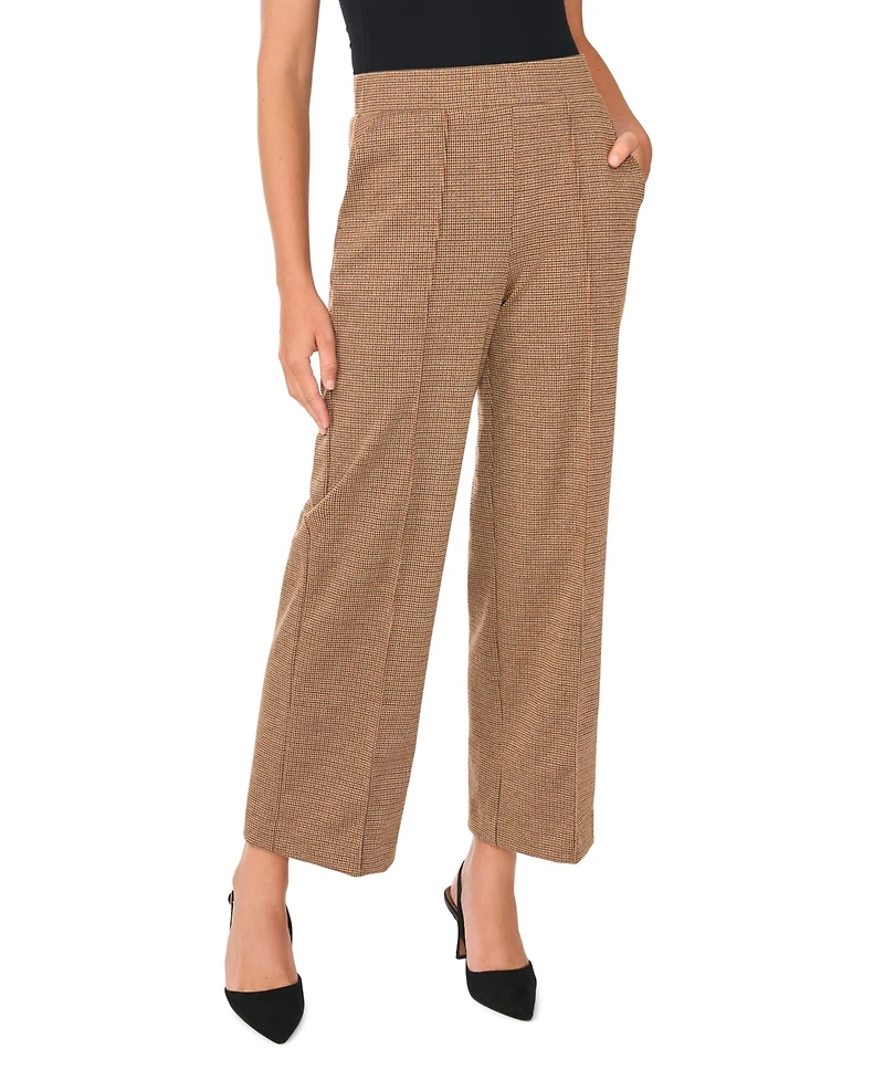 Vince Camuto Women's Pull-On Pintuck Wide-Leg Pants