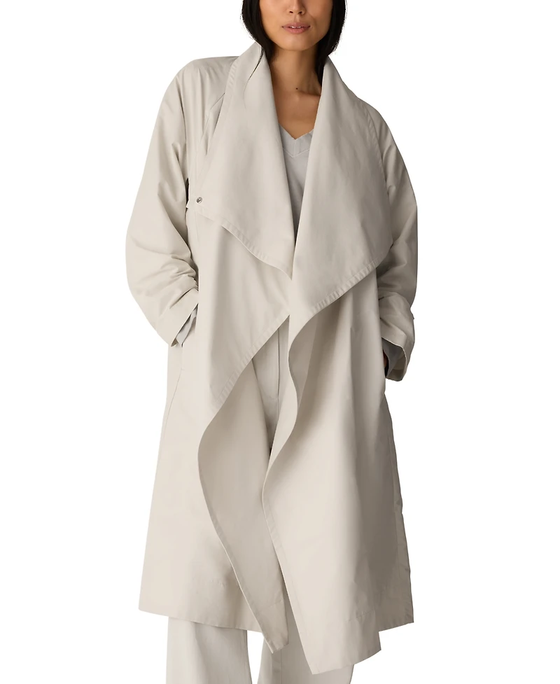Eileen Fisher Women's High Neck Belted Coat