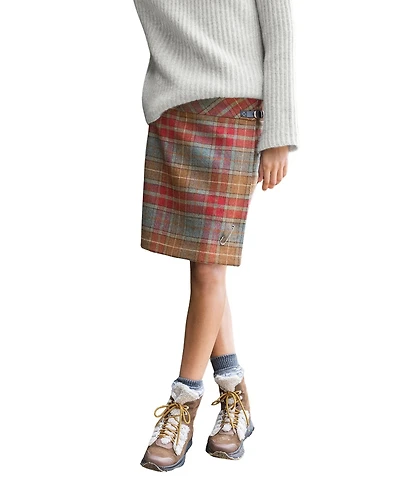 Celtic & Co. Women's The British Celt Kilt Plaid A-Line Wool Skirt