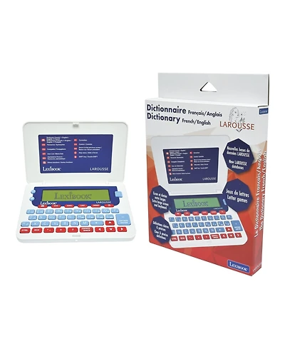 Lexibook , Larousse French/English Dictionary, 400,000 Words, Expressions and Translations, 3000 Americanisms, Word Games, D880i1