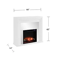 Augusta Home Stadderly Mirrored Fireplace