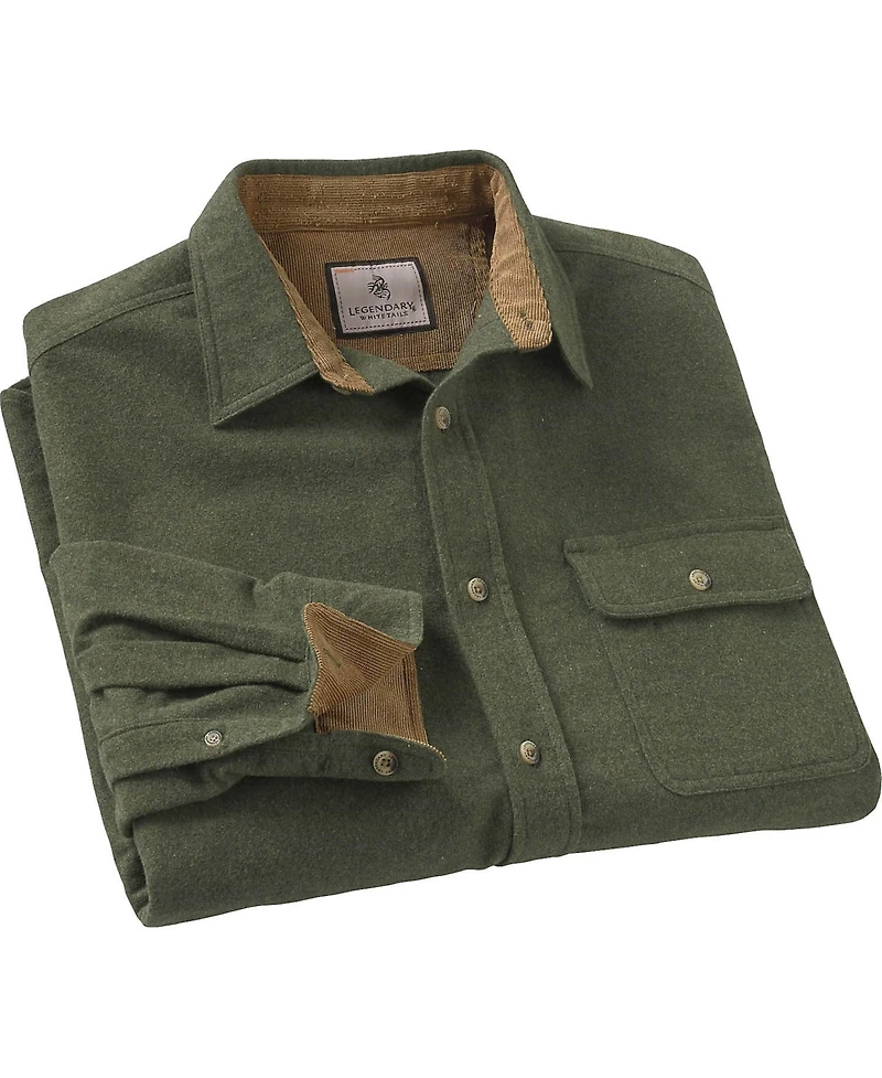 Legendary Whitetails Big & Tall Buck Camp Long Sleeve Casual Fit Button Down Shirt