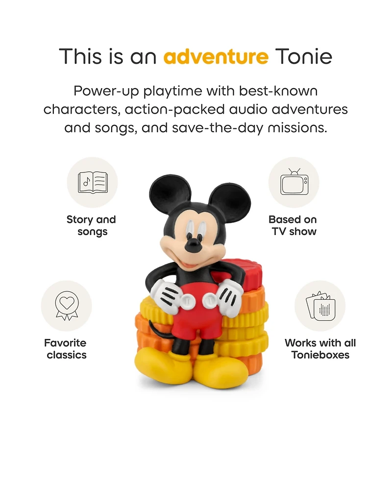 Tonies Mickey Mouse Clubhouse Friendship Learning Audio Figurine, Ages 1+