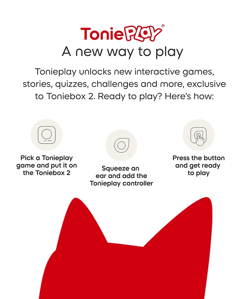 Tonies Tonieplay Bluey Screen-Free Audio Game, Ages 3+