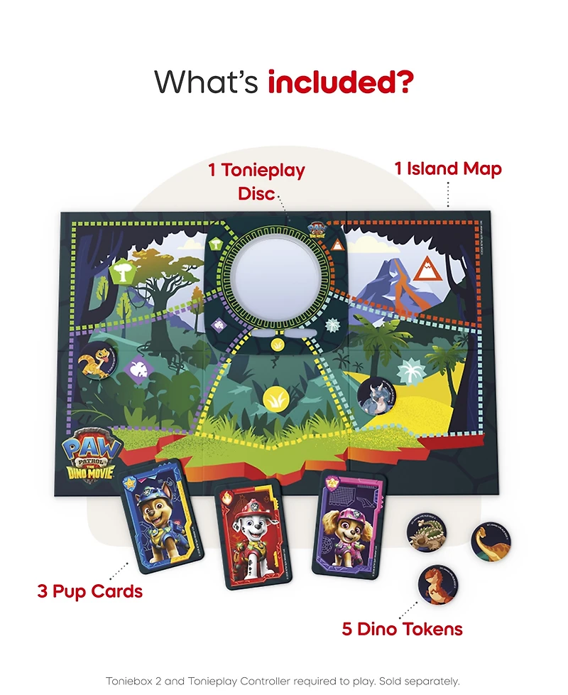 Tonies Tonieplay Paw Patrol: Roll and Move Board Game, Ages 3+