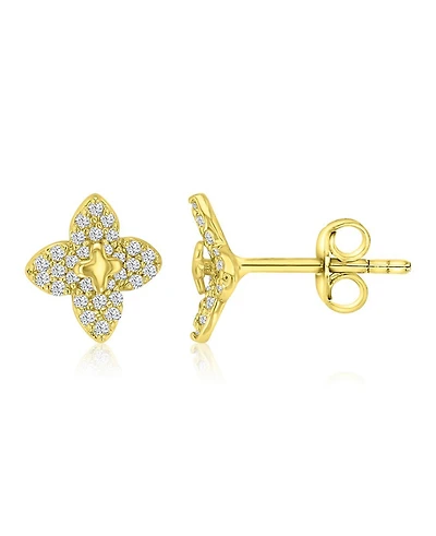 Macy's 14k Gold-Plated Dainty Flower Stud Earrings