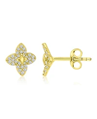 Macy's 14k Gold-Plated Dainty Flower Stud Earrings