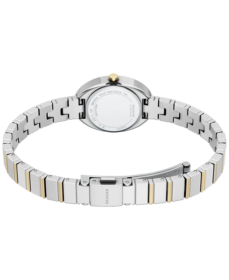 Skagen Women's Anita Oval Quartz Two-Hand Stainless Steel Watch 20mm