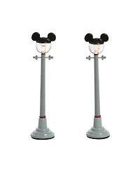 Department 56 Mickey Street Light Set, 2 Piece