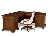 Nelman Home Office 2 Piece Set (L-Desk & Desk Chair)