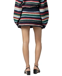 Blank Nyc Women's Change of Scenery Striped Cropped Sweater