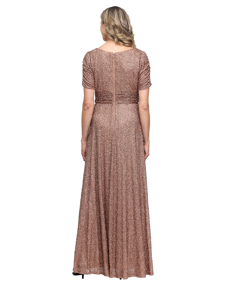 Alex Evening Women's Long Sequin Dress
