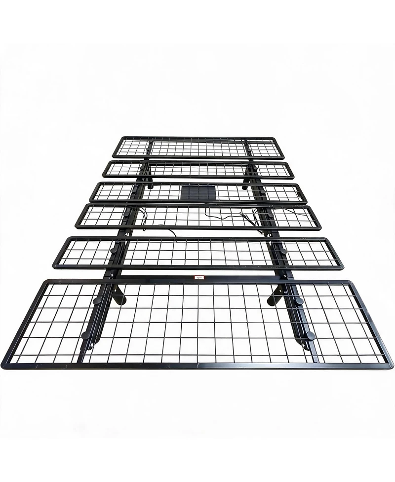 homfan Foldable Metal Platform Bed Frame