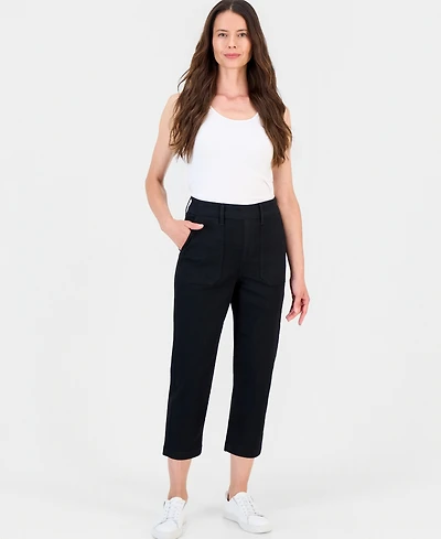 Style & Co Women's High-Rise Pull-On Utility Ankle Jeans, Macy's Exclusive