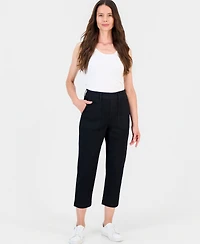 Style & Co Women's High-Rise Pull-On Utility Ankle Jeans, Macy's Exclusive