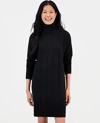 Style & Co Petite Luxsoft Turtleneck Long-Sleeve Sweater Dress, Macy's Exclusive