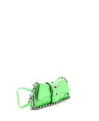 Pre-Owned Balenciaga Lindsay Chain Strap Shoulder Bag Leather