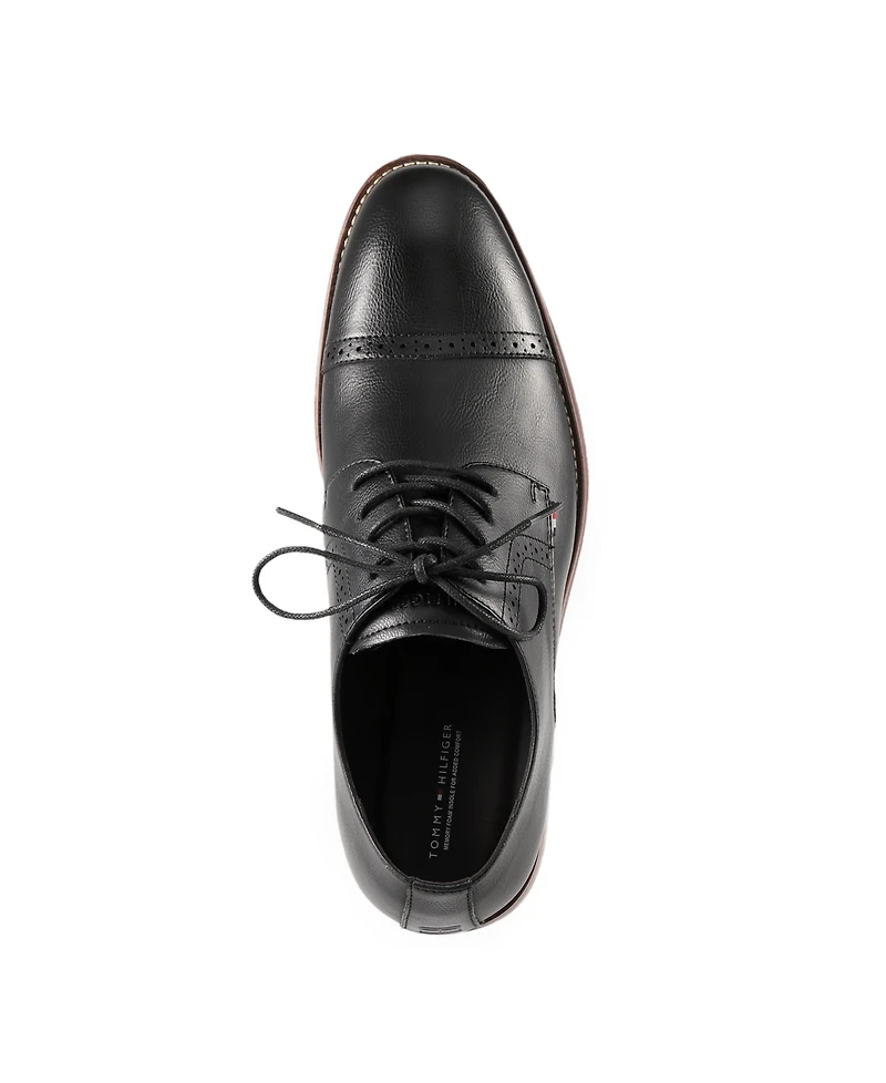 Tommy Hilfiger Men's Signature Flag Accent Derby Shoes