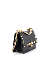 Pre-Owned Fendi Small Kan I Bag Studded Leather