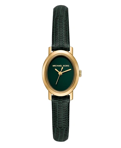 Michael Michael Kors Women's Maude Three-Hand Leather Watch 21mm