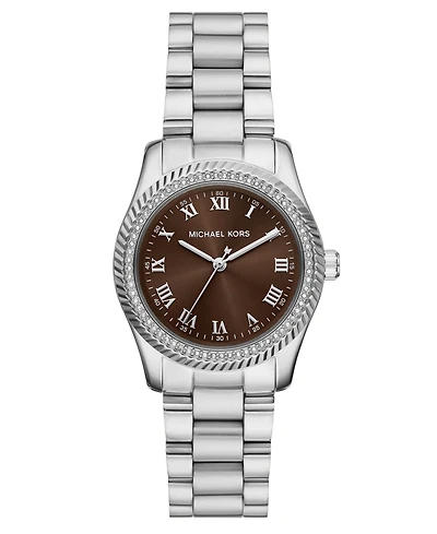 Michael Michael Kors Women's Lexington Three-Hand Stainless Steel Watch 33mm