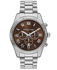 Michael Michael Kors Men's Lexington Chronograph Stainless Steel Watch 44mm