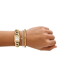 Michael Michael Kors Women's Georgie Two-Hand Gold-Tone Stainless Steel Watch 19mm