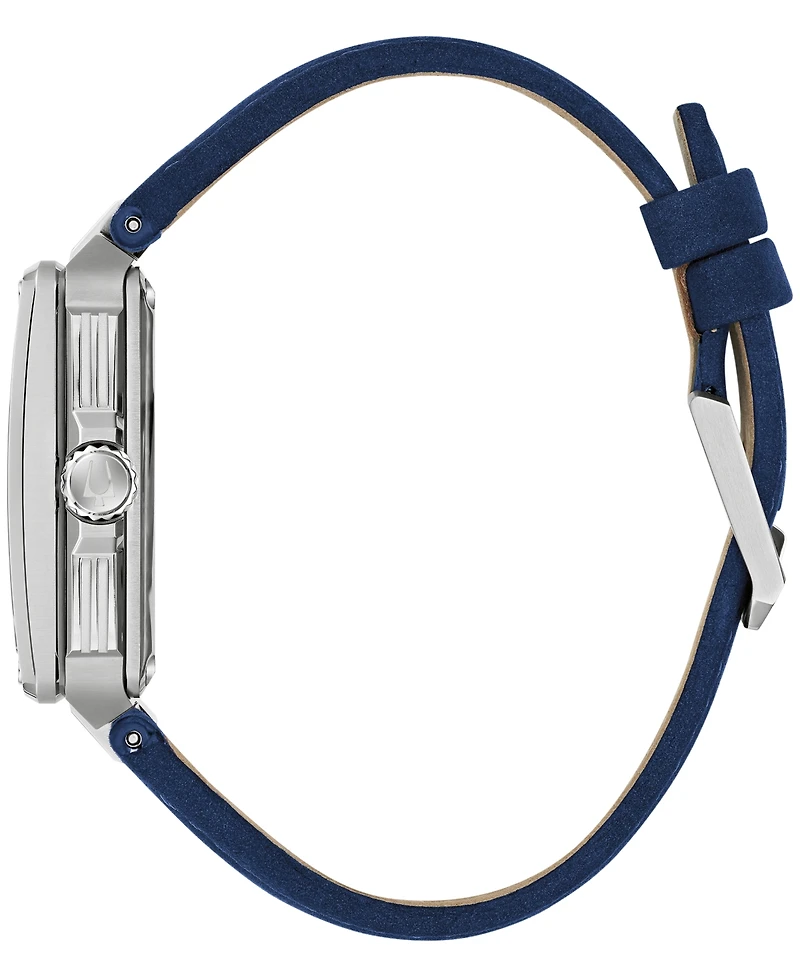 Bulova Men's Automatic Marc Anthony Series X Leather Strap Watch 41mm
