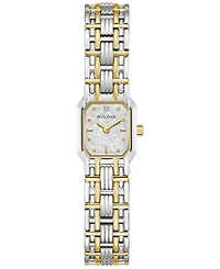 Bulova Women's Goddess of Time Sophia Two-Tone Stainless Steel Bracelet Watch 16mm