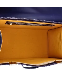 Pre-Owned Goyard Mm Saigon Top Handle Bag Coated Canvas with Leather