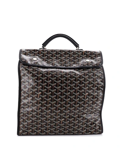 Pre-Owned Goyard Saint Leger Briefcase Backpack Coated Canvas