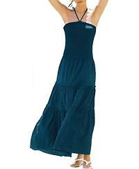 Cupshe Women's Tahiti Beach Teal Maxi Dress