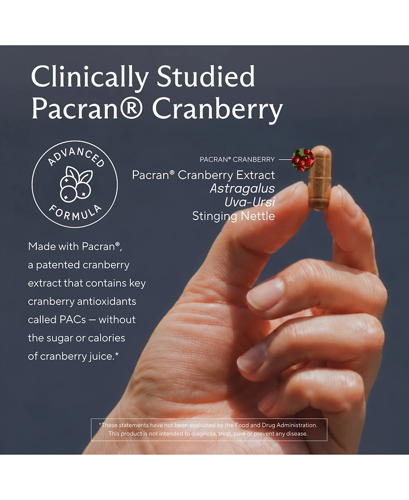 Sunergetic Kidney Cleanse Supplement with Pacran Cranberry, Astragalus and Herbal Blend for Kidney and Urinary Tract Support, 60 Capsules