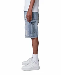 mnml Men's Double Western Jewel Denim Shorts
