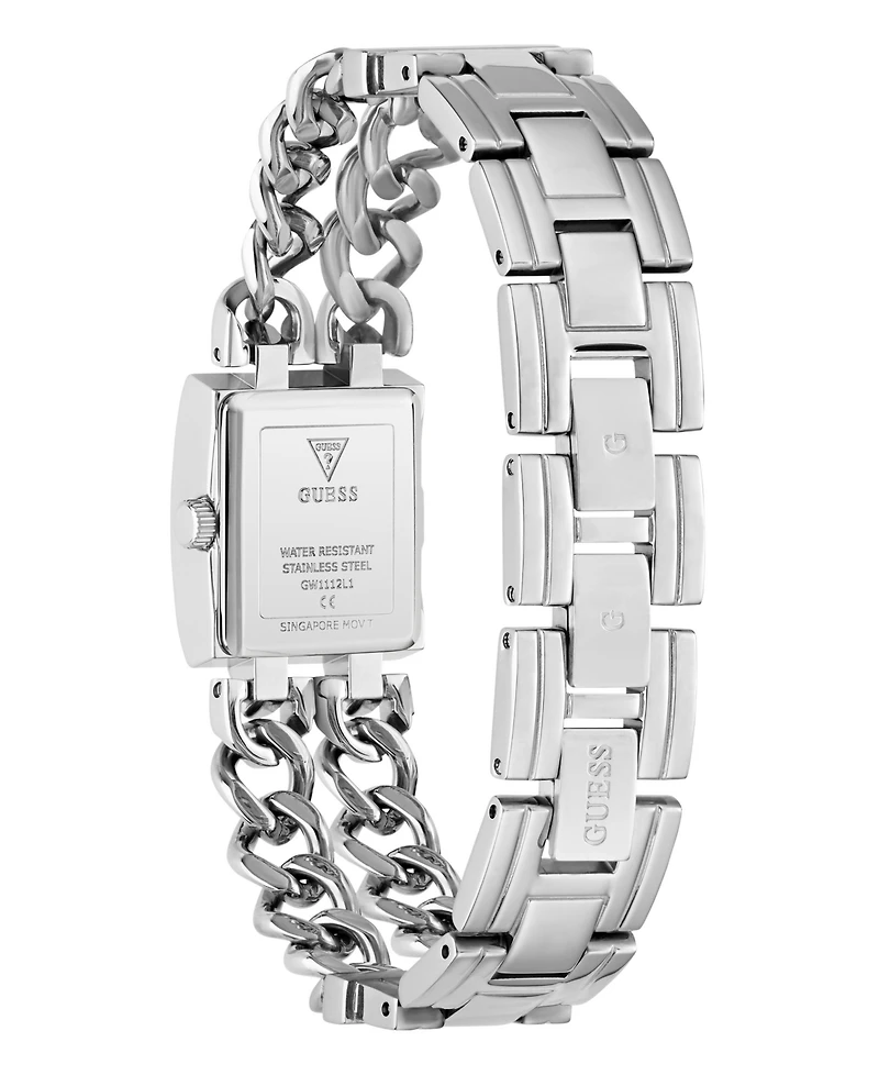 Guess Women's Quartz Silver-Tone Stainless Steel Watch 20mm