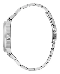 Guess Men's Quartz Silver-Tone Stainless Steel Watch 39mm