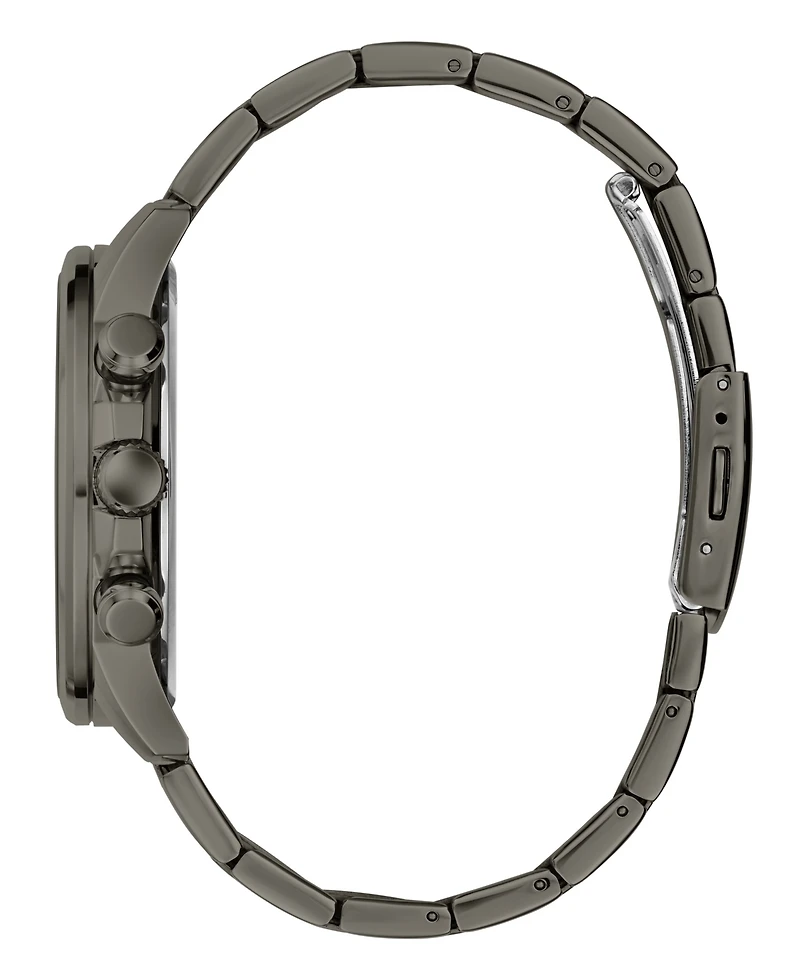 Guess Men's Quartz Gunmetal Stainless Steel Watch 44mm