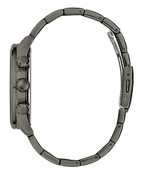 Guess Men's Quartz Gunmetal Stainless Steel Watch 44mm