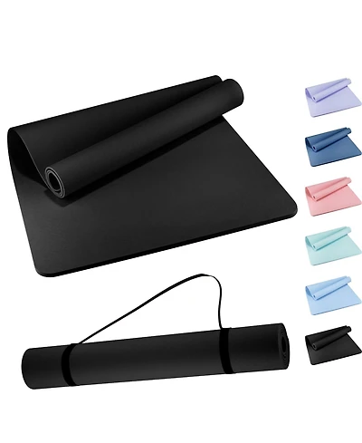 Aofar Tpe Yoga Mat Non-Slip Pilates Workout Gym 72" X 32"