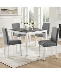 Streamdale Furniture 5 Piece Dining Set with 4 Chairs