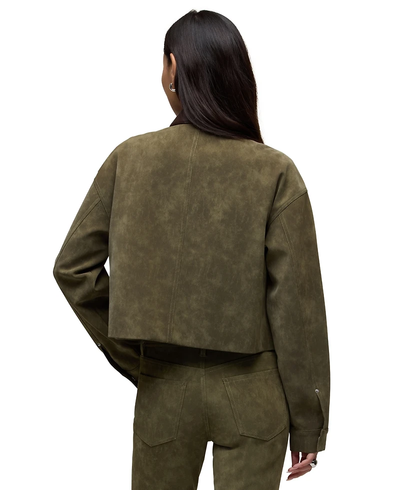 Hudson Jeans Women's Faux Suede Chore Jacket