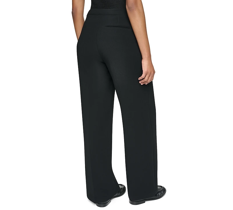 Dkny Women's High-Rise Straight-Leg Full-Length Pants