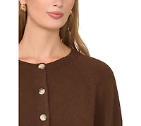 Vince Camuto Women's Short-Sleeve Crewneck Sweater