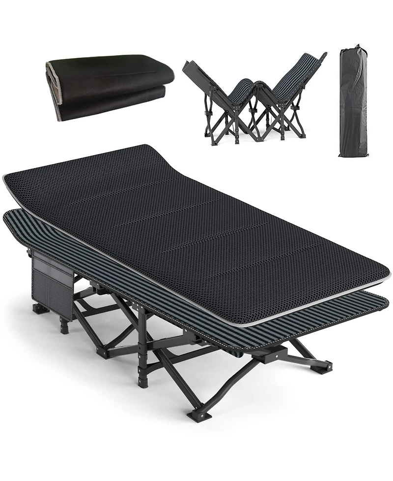 Aofar Camping Tent Folding Bed Carry Bag Supports 450 Lbs