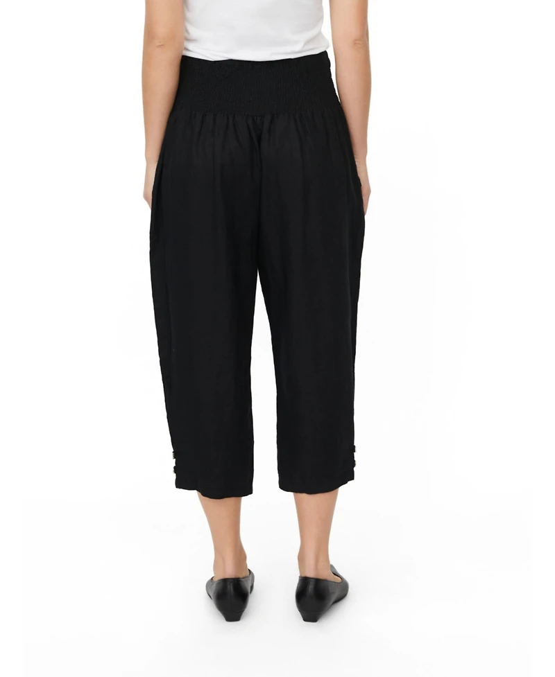 Masai Copenhagen Women's Mapenna Cropped Linen Trousers