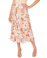 Vince Camuto Women's Pull-On A-Line Midi Skirt